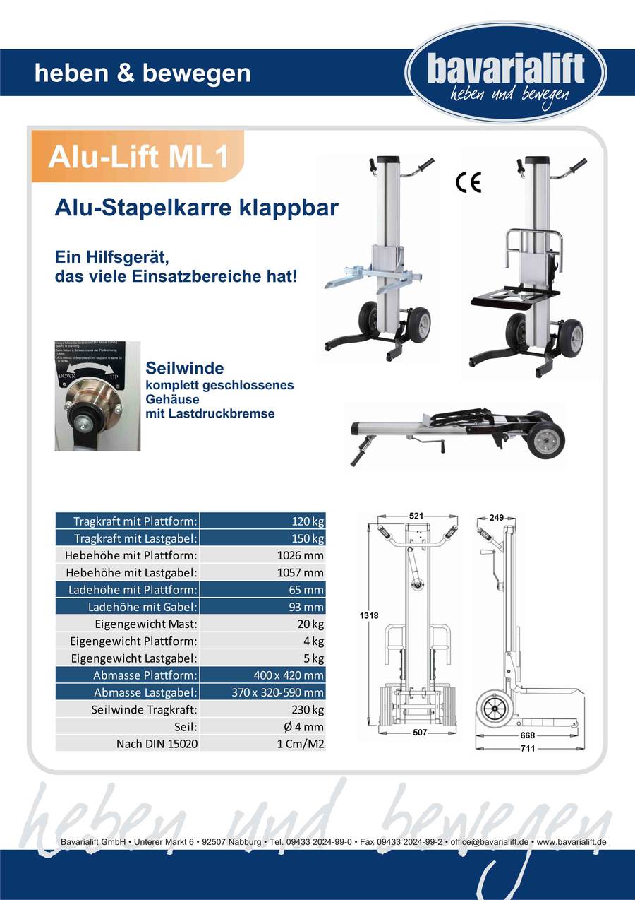 BL Alu-Stapelkarre M1kl