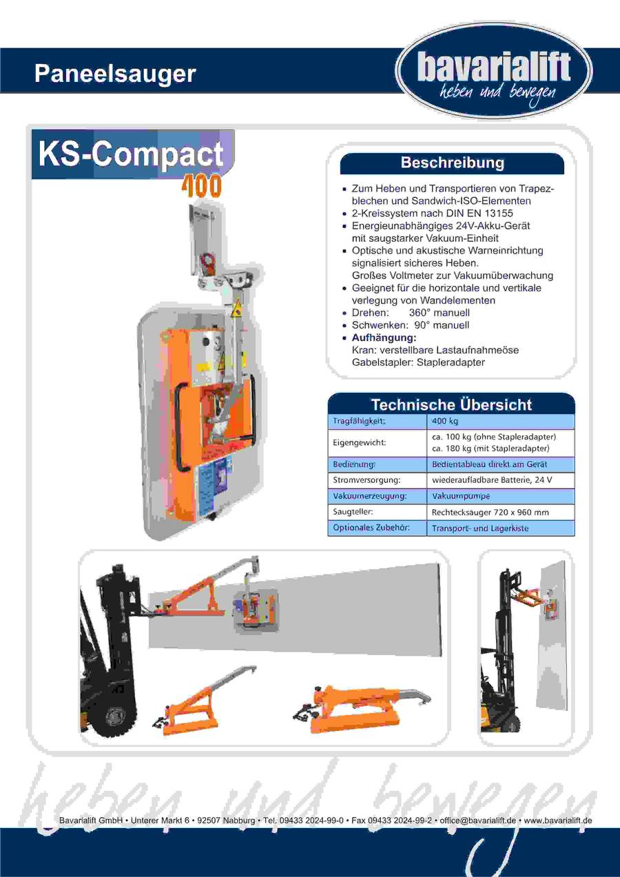 Paneelsauger KS-Compact